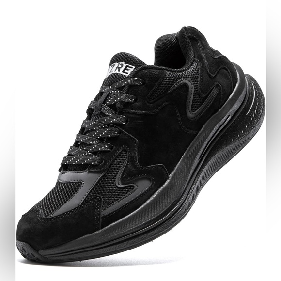 Women’s Black Athletic Sneakers - Picture 1 of 9